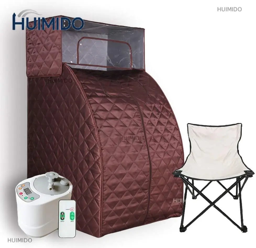 Portable steam sauna for 1 person Indoor foldable sauna tent with remote control