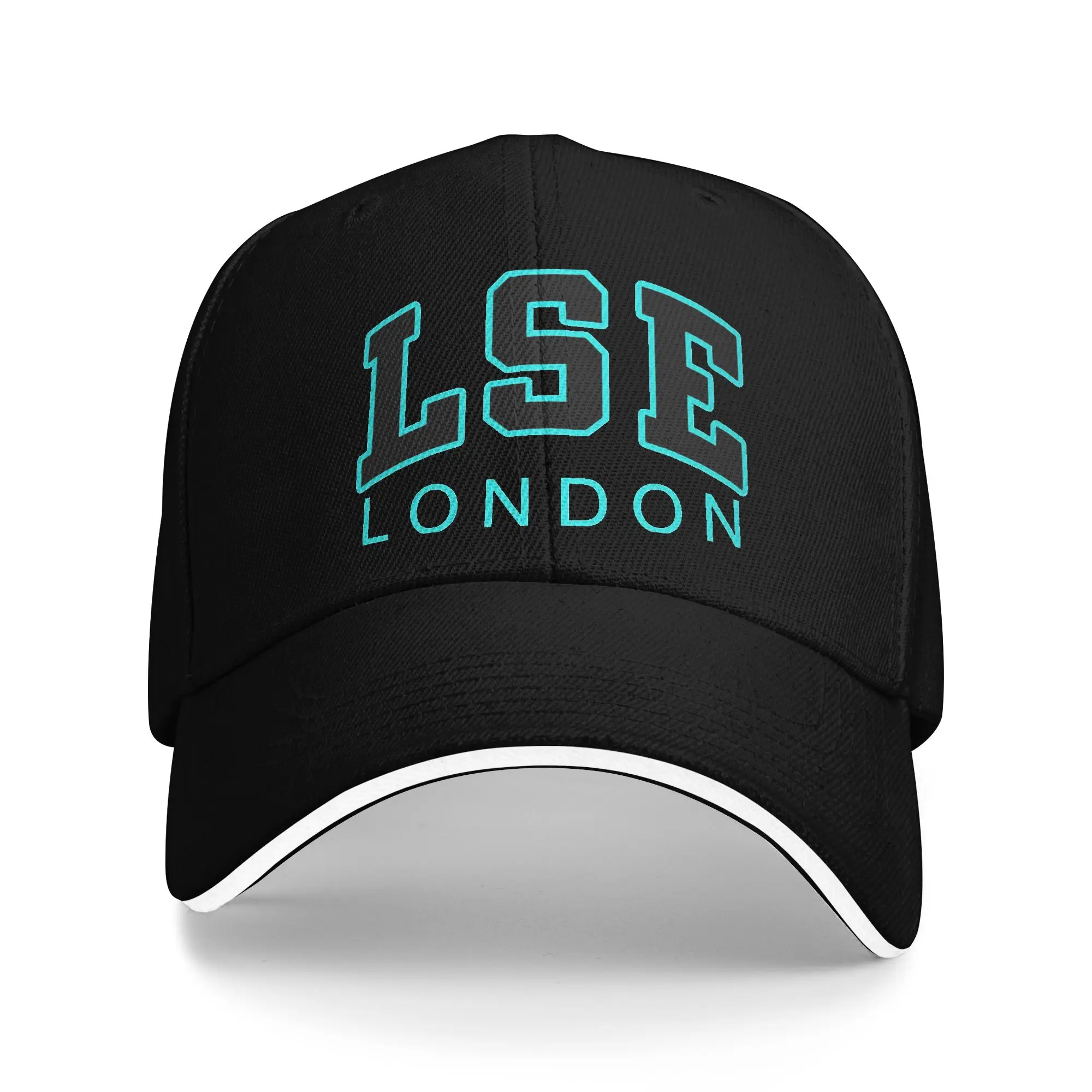 LSE London Neon Typography Sun Baseball Cap  Summer Fashion Trucker Hat For Men Women Running Hippie Baseball Caps