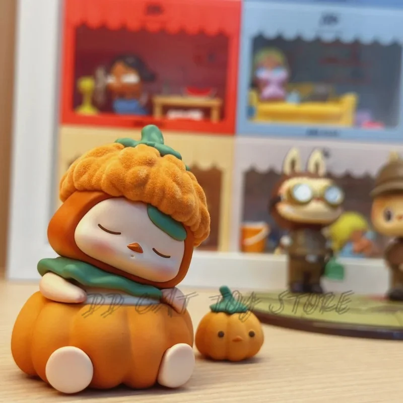 Pucky Pumpkin Babyの限定コレクションおもちゃ、オリジナルフィギュア、カワイイオーナメント、フィギュア、家の装飾、デスクトップモデルのギフト