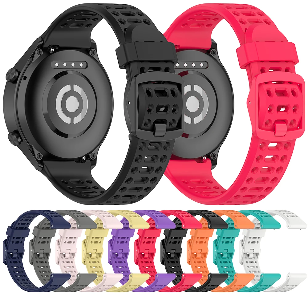 Silicone 22mm WatchBand Strap For OPPO Watch Sport X X2 4 Pro Smartwatch Replacement Wristband For OnePlus Watch 2 2R 3 Bracelet