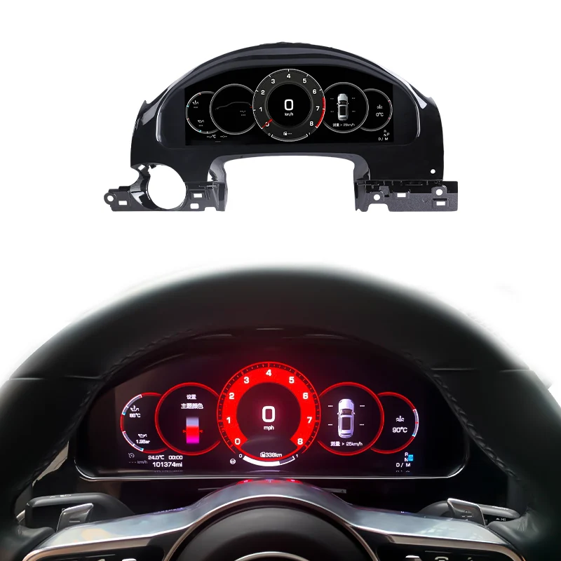 12.3 Car Digital Cluster For Porsche Cayenne 2011-2017 Lcd Instrument Dashboard Speedometer Screen Panel Lcd Speedometer Display