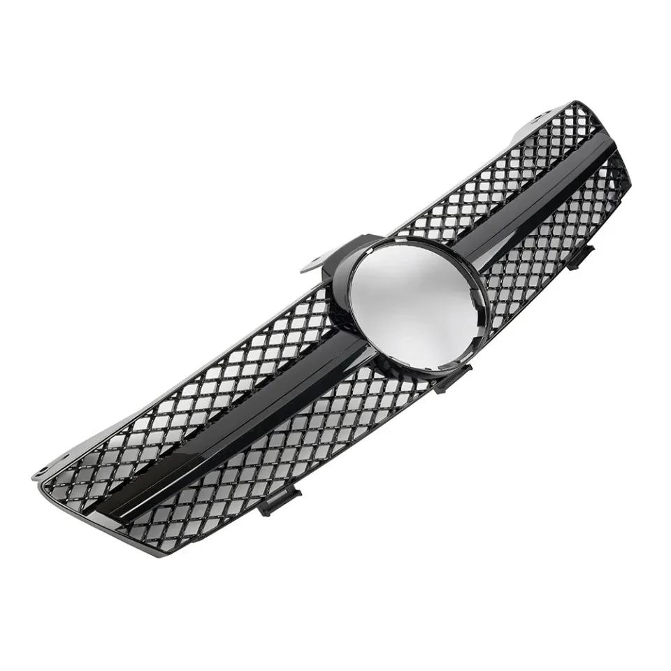 XVIP Chrom-Silber-Diamant-Stil Stoßstangengrill für Mercedes Benz CLS-Klasse W219 CLS350 CLS500 05–08 obere GTR-Stilgitter – Detail 6