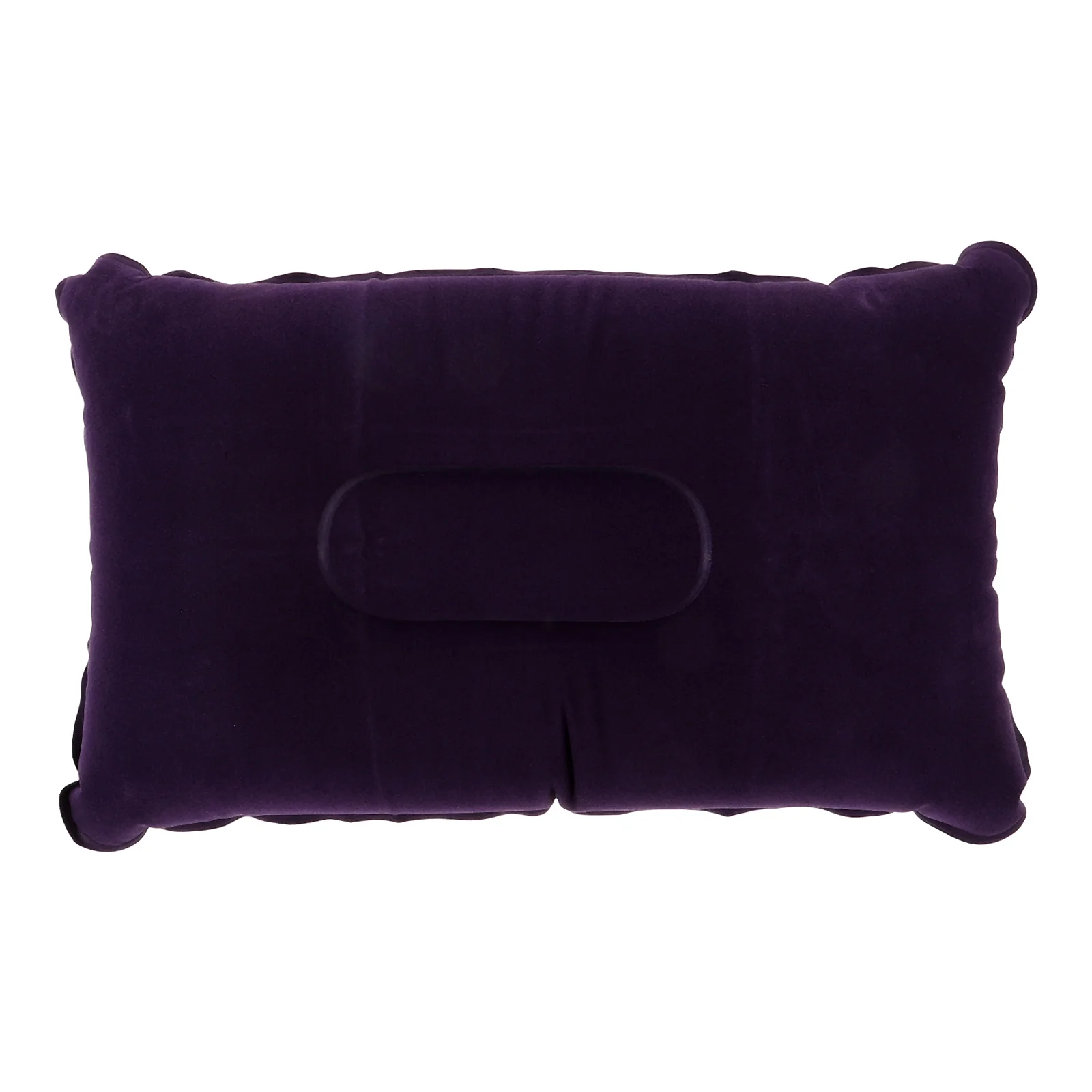 

Super-thick Flocking Fabric Travel Pillow Neck Deflation Press to Deflate Convenient Carry