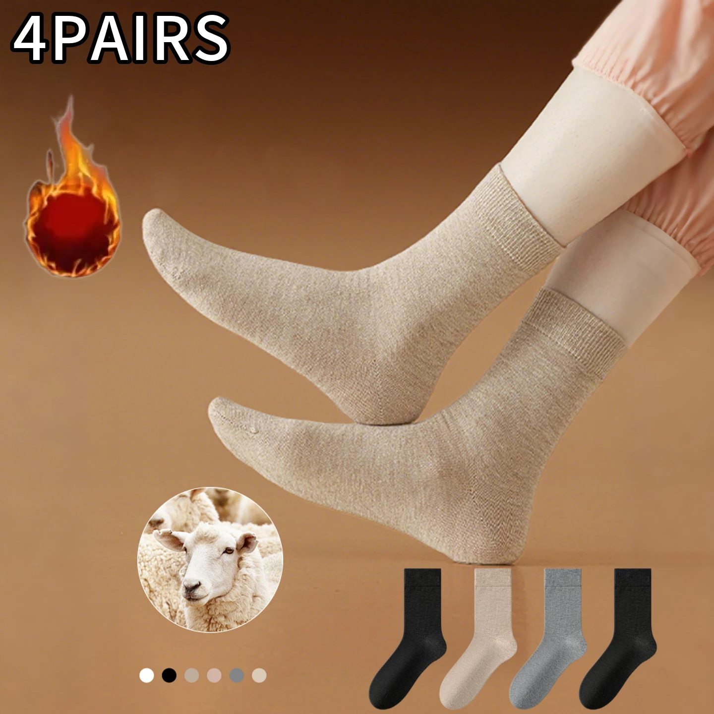 

8/4/1 двойные осенне-зимние средние носки из шерсти и шелка шелковицы, антибактериальные, впитывающие пот, теплые и озорные тонкие стильные новые мужские носки