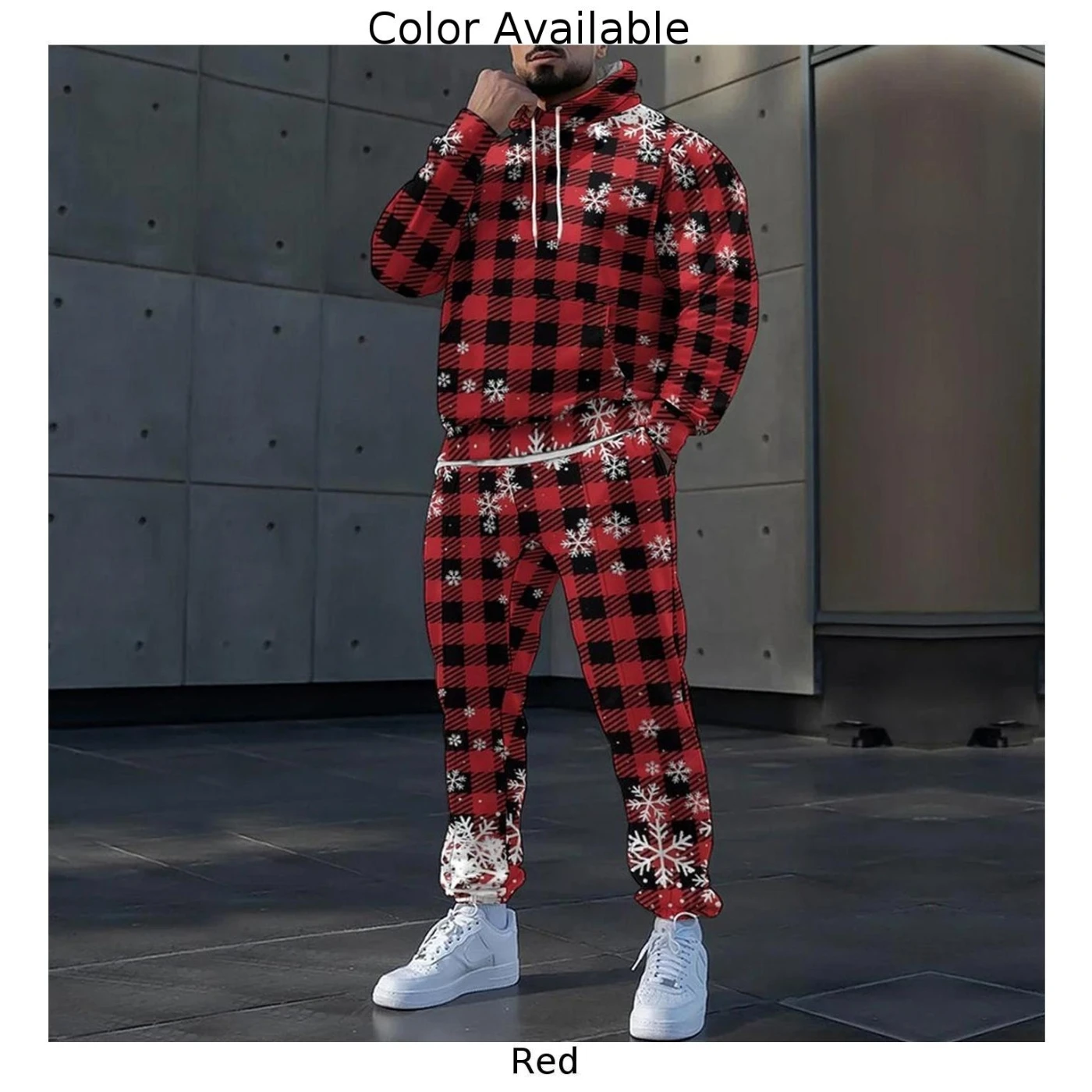 Outono casual outfit masculino moletom casual primavera passeio vermelho primavera outono com capuz conjunto primavera outono
