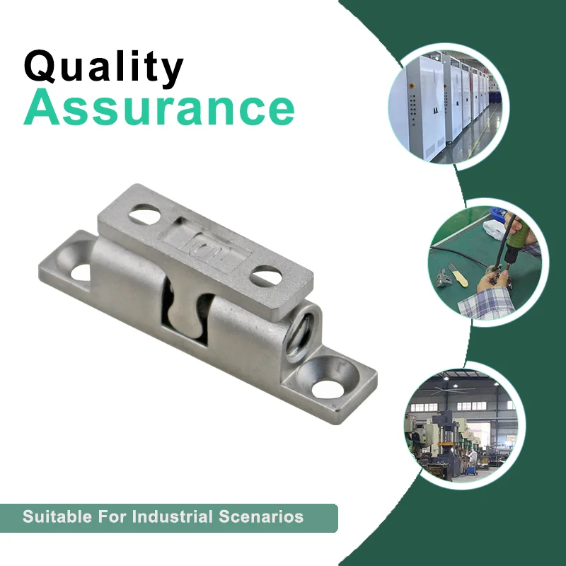 Cerradura de bola de acero inoxidable 316 con forma de tira adecuada para puertas de equipos industriales y equipos de tránsito ferroviario