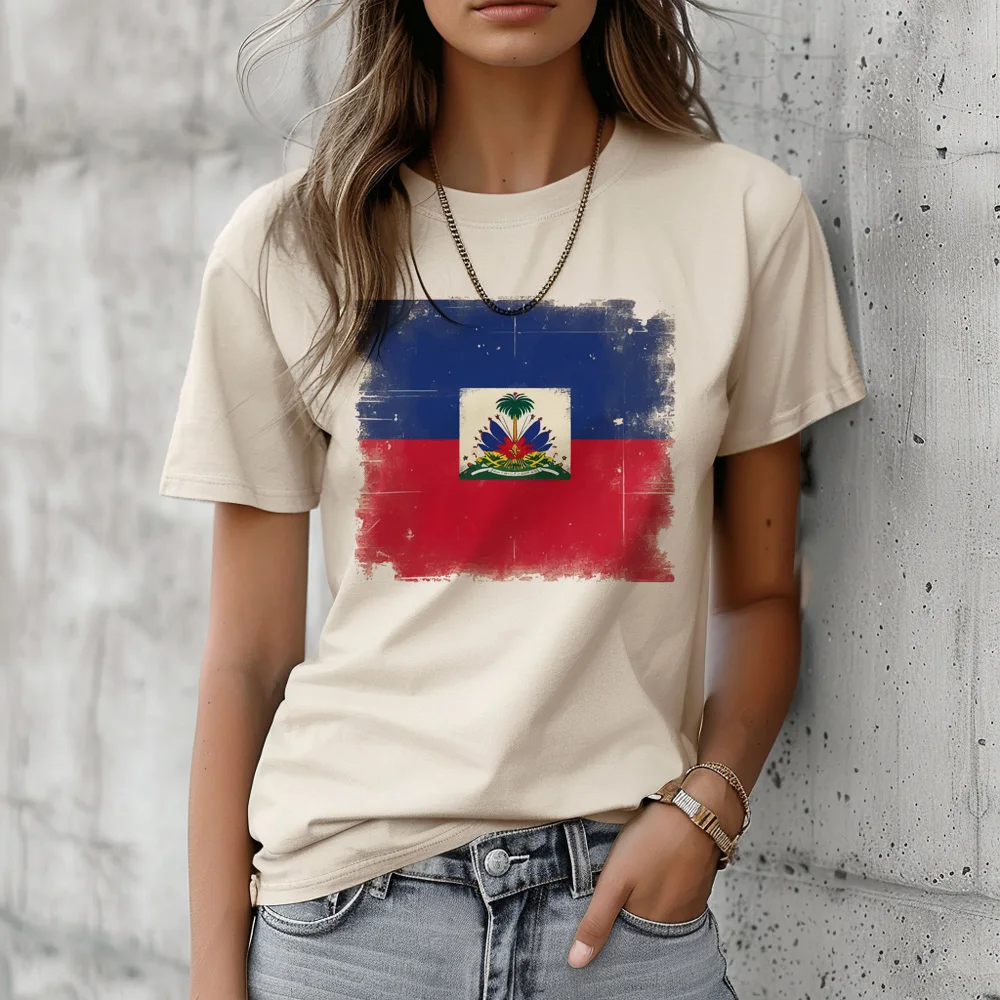 Haiti tshirt donna graphic anime streetwear t shirt donna y2k harajuku anime abbigliamento