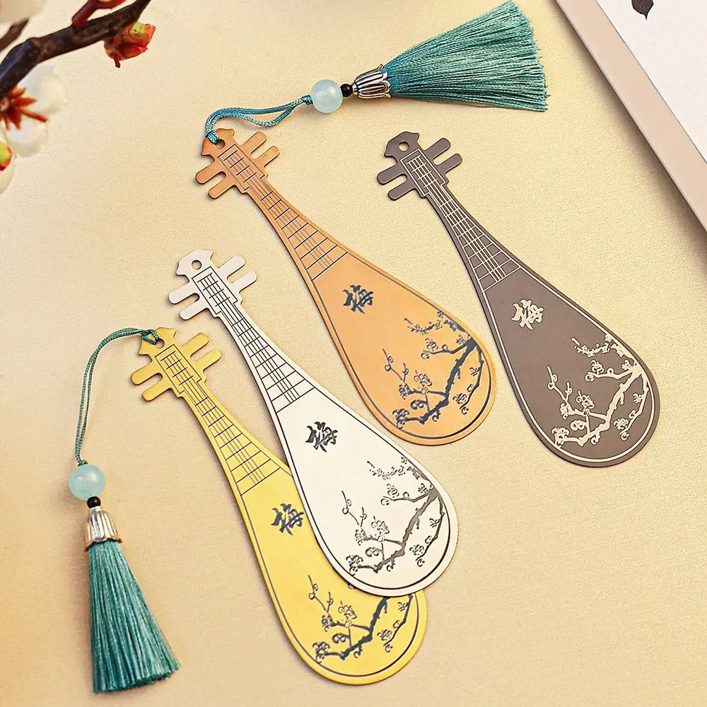 Book Clip Classical Instrument Bookmark Chinese Style Pagination Mark School Office Supplies Stationery Bookmark Reading Gift