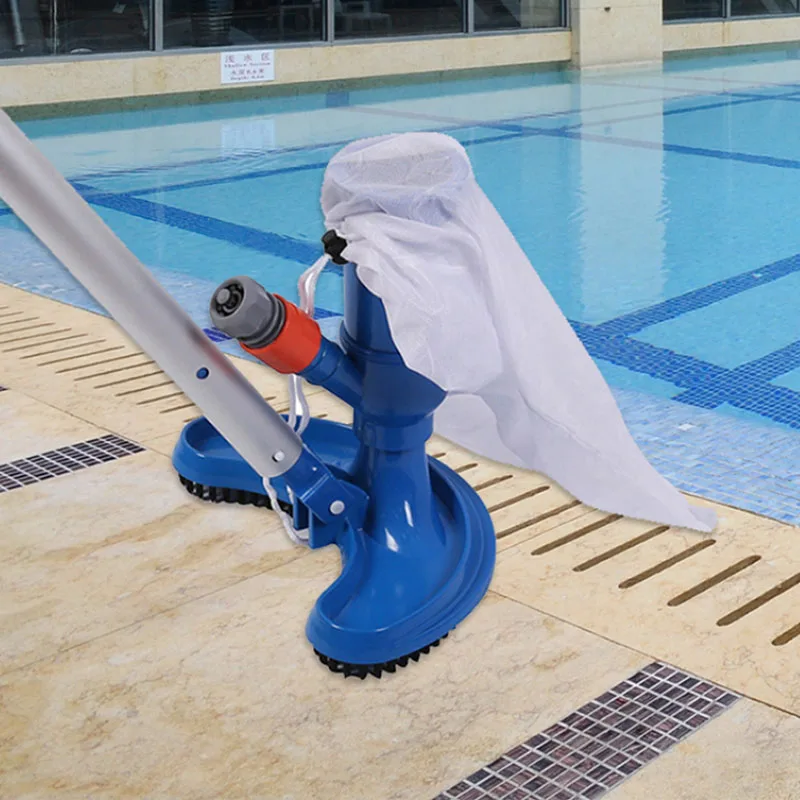 Swimming Pool Vacuum Cleaner Cleaning Disinfect Tool Suction Head Pond Fountain Spa Pool Vacuum Cleaner Brush with Handle EU/US