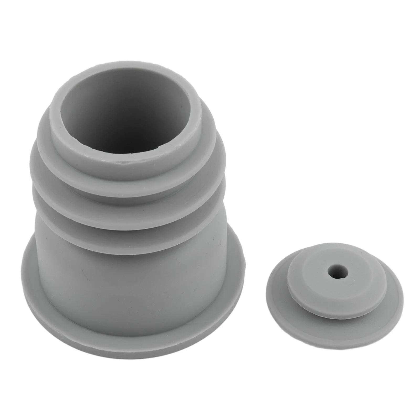 1x Water Pipe Seal Silicone Washing Machine Drain Pipe Seal Deodorant Seal  Pipe Seal Gray Sewage Odor- Proof Cover Gasket