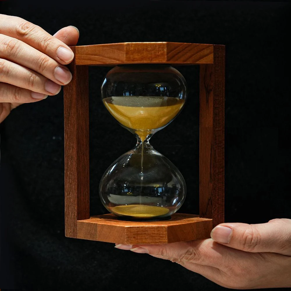 15 Minutes Creative Retro Glass Hourglass Time Timer Home Ornaments Sandglass Kitchen Hour Meter Sand Clock