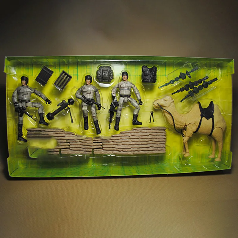 

1/18 Scale Cavalry Camel Tactical Soldier Model 3.75 Inch Action Character Scene Accessories Diy Toy Collection Display