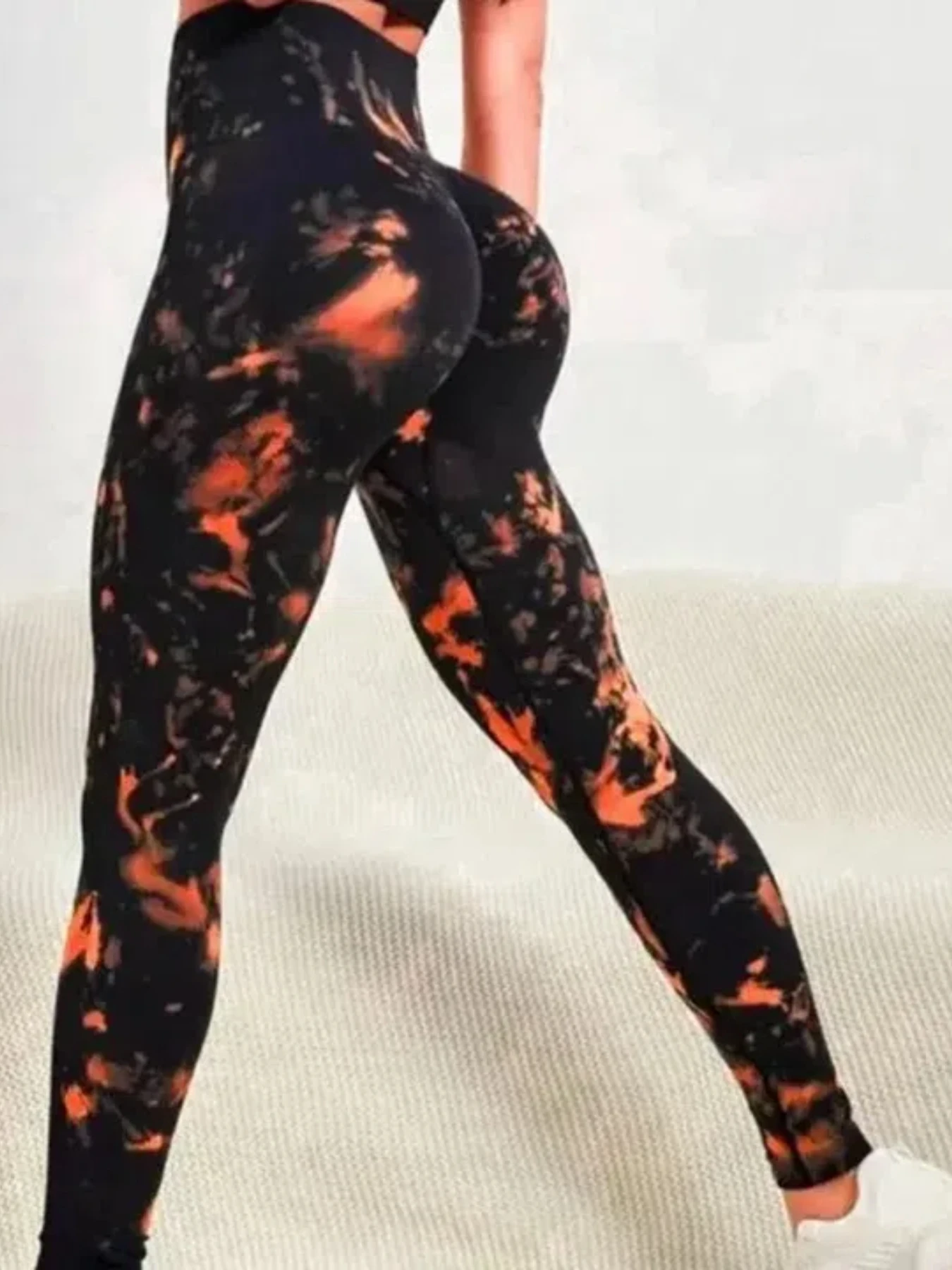 Seamless Tie dye Yoga Pants Sports Leggings High Waist Push Up Women Tights Fitness Workout Leggings Gym Clothing