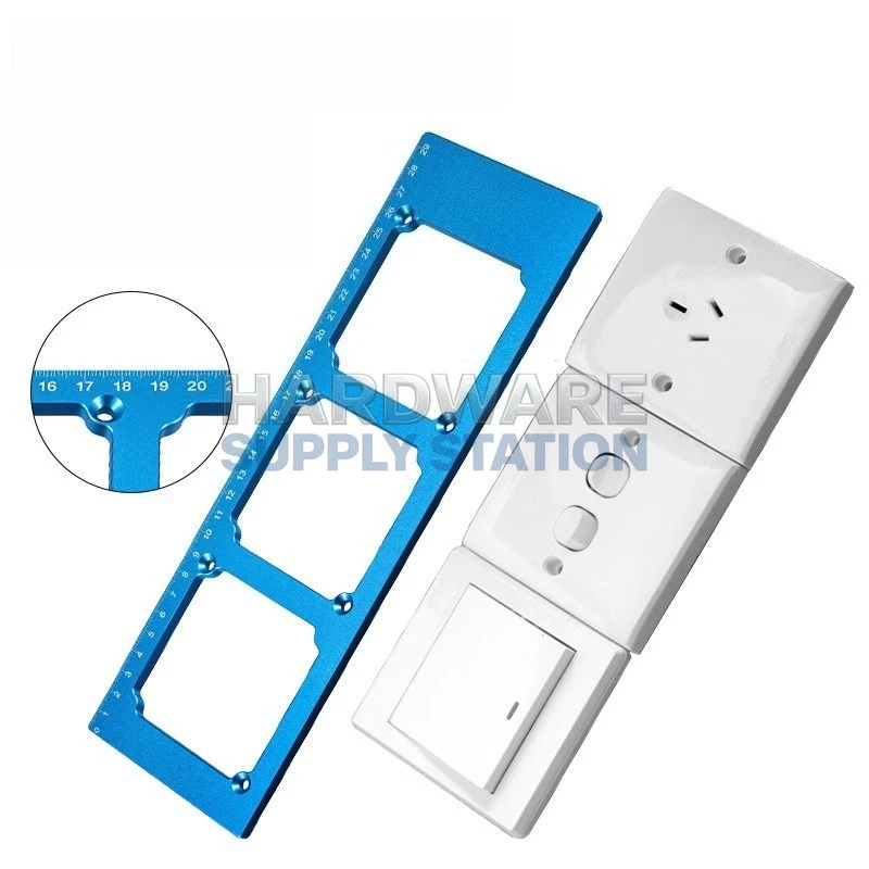 

Шаблон для сверления отверстий под розетки и выключатели типа 86, точный профильный сверлильный инструмент, специальная форма для деревообработки, для шкафов и распределительных коробок