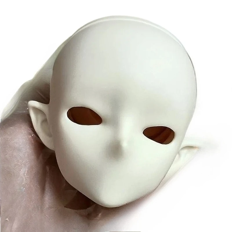 New 1/3 1/4 Bjd Anime Doll's Head PVC Makeup Practice Girls Dress Up Toy Gifts
