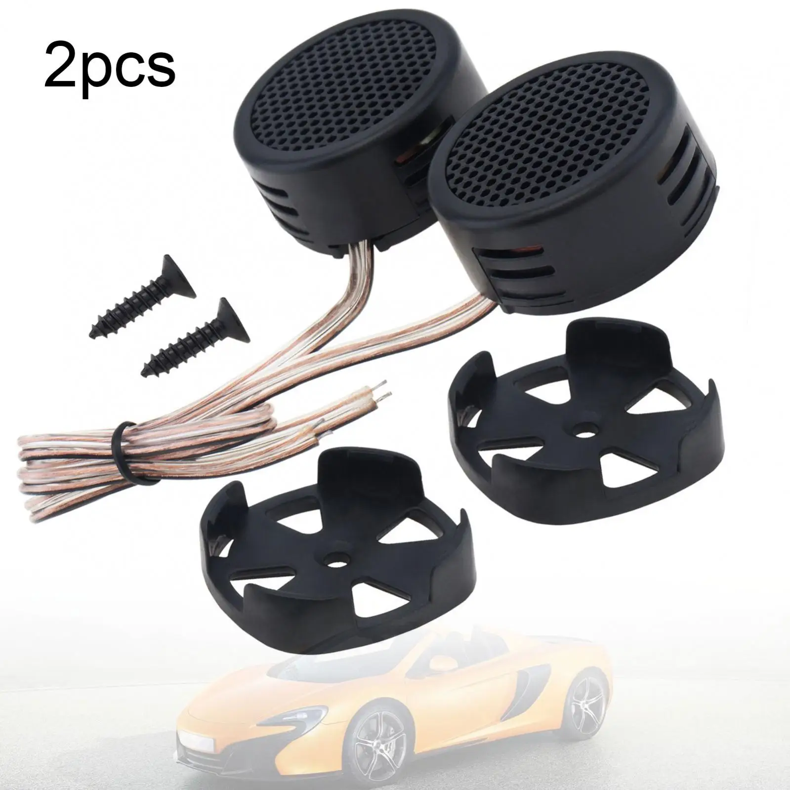 

2Pcs 12V 500W Mini Dome Tweeter High Efficiency Universal Car Auto Speakers for Car Audio System