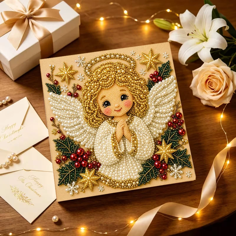 Perlen- und Diamantmalerei DIY-Set mit Rahmen – Detail 1