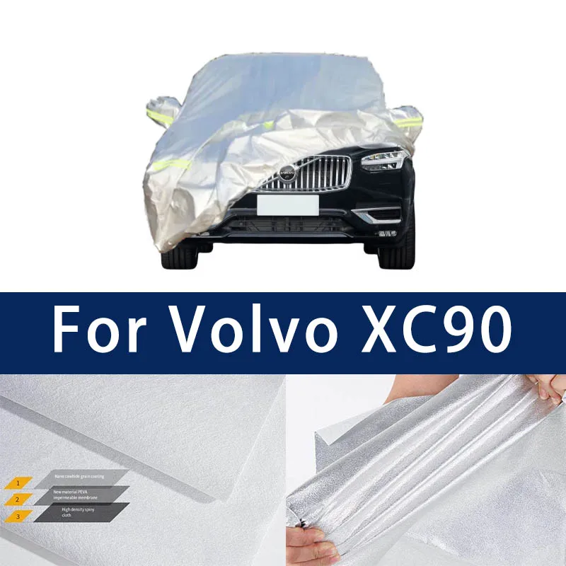 

Full car hood dust-proof outdoor indoor UV protection sun protection and scratch resistance For Volvo XC90 Car umbrella