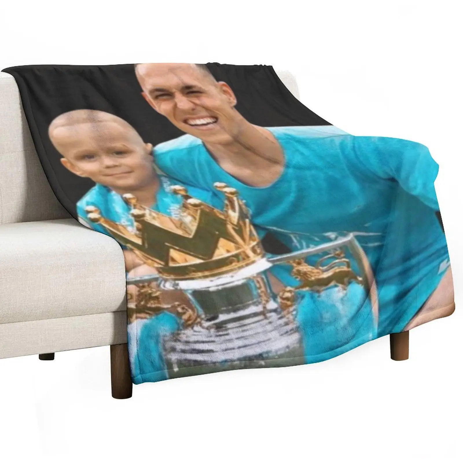 phil foden art - phil foden manchester city football club Throw Blanket Polar Nap Blankets