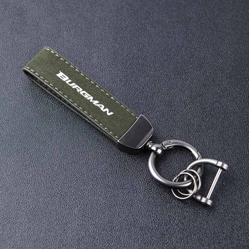 لسوزوكي بورجمان 650 400 125 200 AN650 AN400 AN125 AN200 اكسسوارات دراجة نارية عالية الجودة كيرينغ الجلود الجلد المدبوغ المفاتيح #6