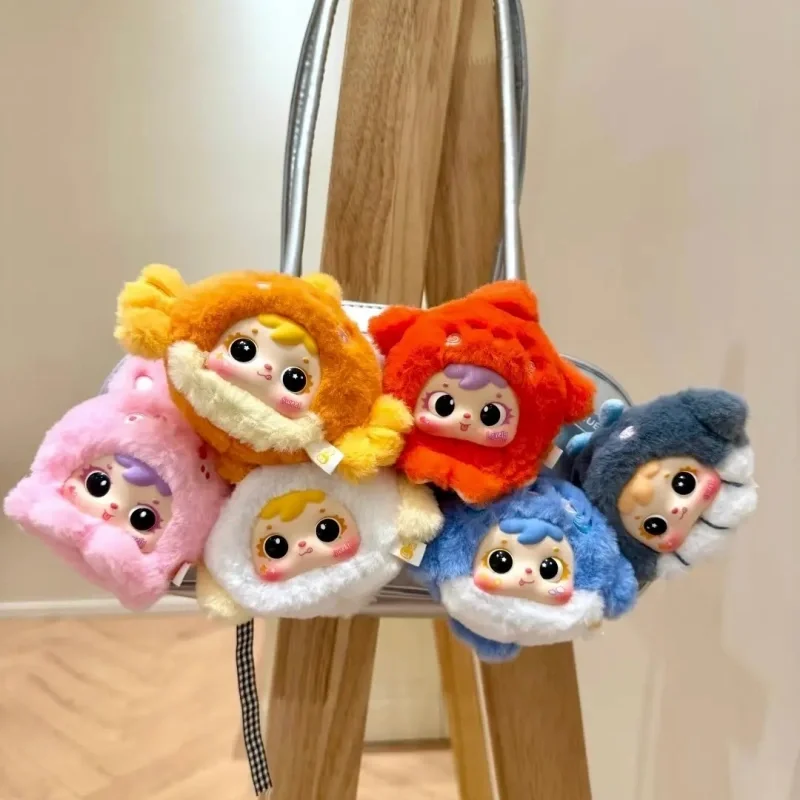 

2025 New Arrival Authentic Sanxiaomao Ocean Mobilization Series Blind Box Cute Bag Pendant Charm Trendy Toys Mystery Box Gifts