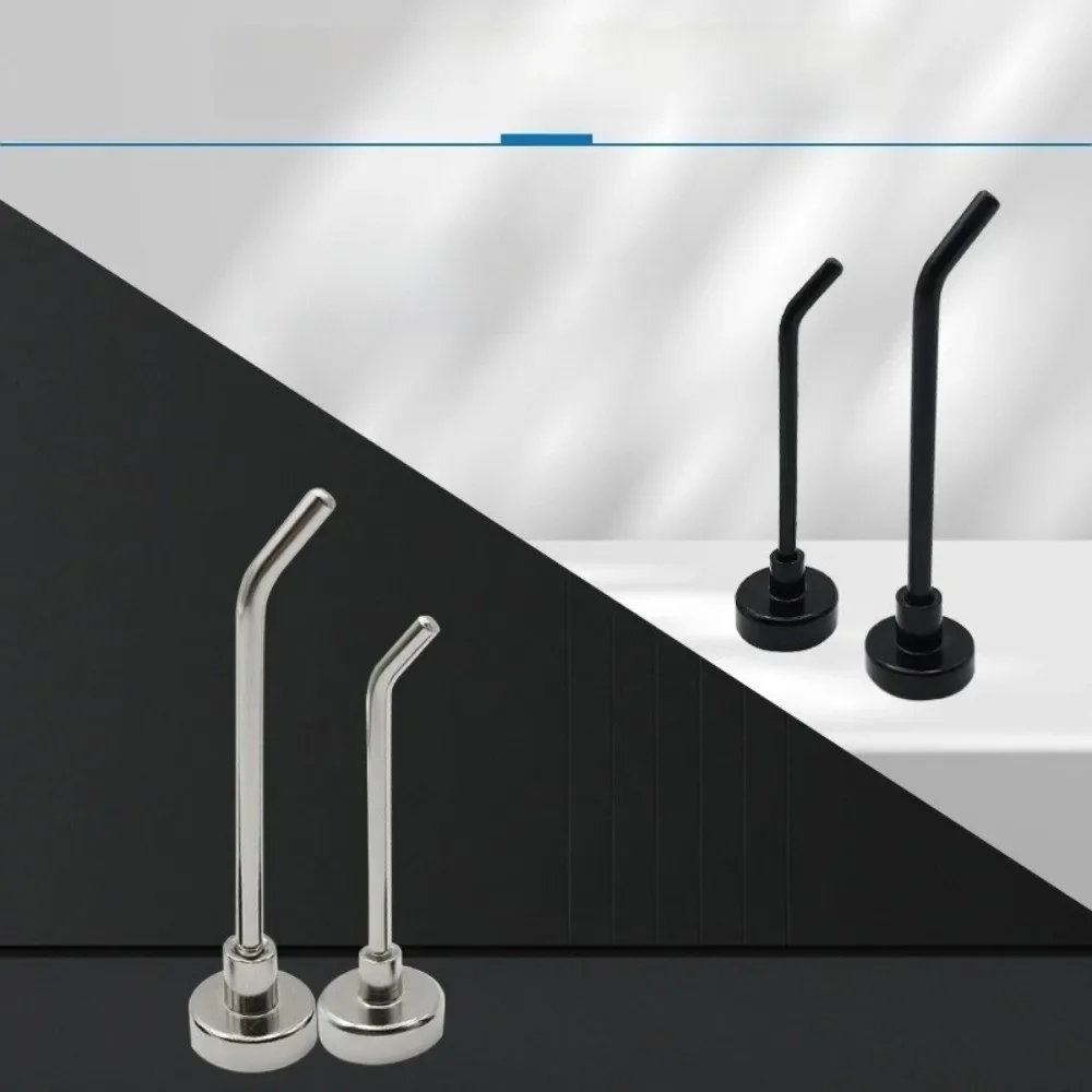 1/5PCS Wall-mounted Metal Strong Magnetic Hook Heavy-duty Punch-free Key Hanger Right Angle 45° Magnet Holder