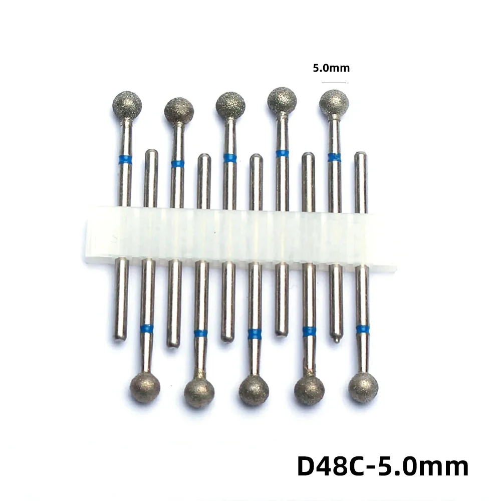 Professionelles Sicherheits-Diamant-Nagelbohrer-Set, 3/32 Zoll Hartmetall-Nagelhaut-Bits für elektrische Maniküre und Pediküre, 10-teilig