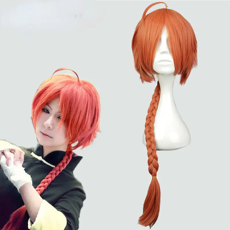 

Styled Braid Orange Costume Ladies Hair Wig