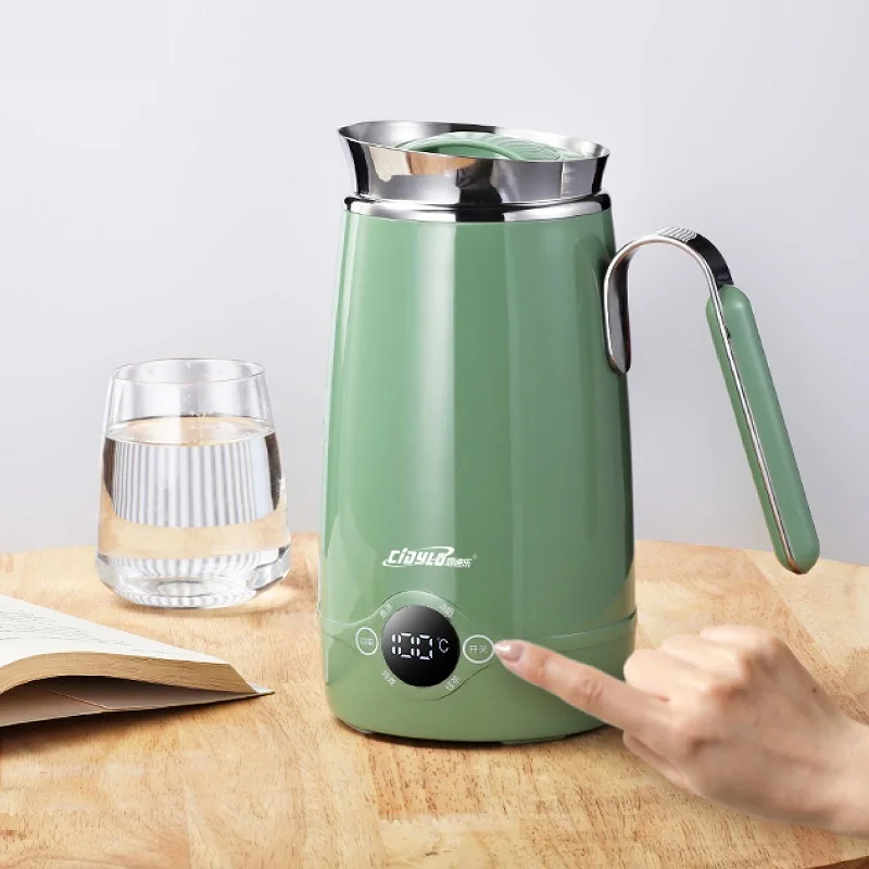 

Электрический чайник 500 мл, дорожный чайник из нержавеющей стали 304, многофункциональный чайник для здоровья, мини-электрическая чашка для тушения, сохраняет тепло