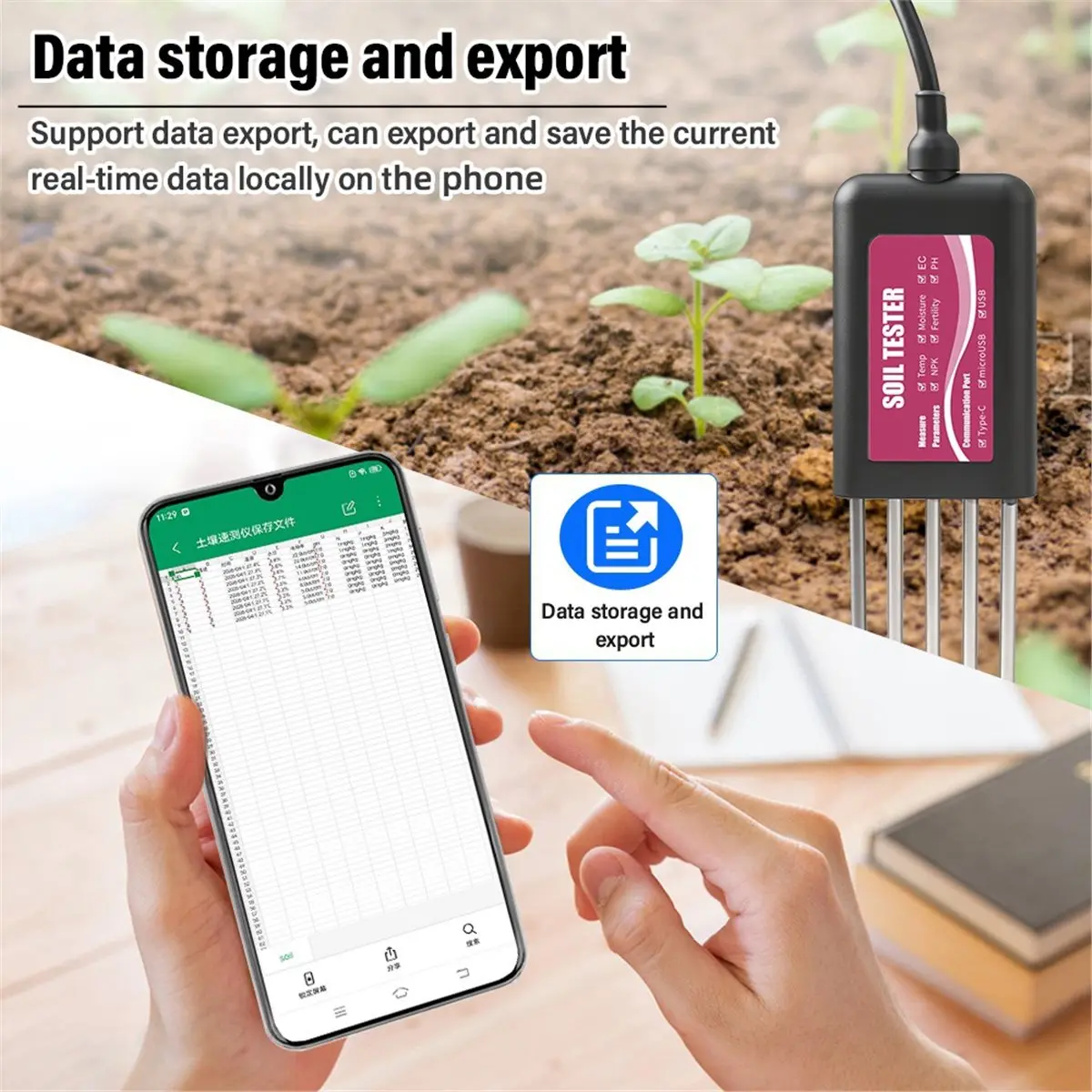 sensor-de-suelo-usb-Util-para-medir-ph-ec-humedad-n-p-k-temperatura-y-fertilidad-para-agricultura-y-jardineria-datos-en-tiempo-real-a-traves-de-aplicacion-movil