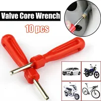 Portable Tire Valve Core Remover Installer Tool Removal Tool Car Bike Bicycle Motorcycle Tire Repair Tools Wrench Screwdriver