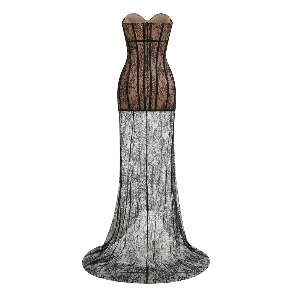 Seksowne komplety maxi ze spódnicą z dwu części, kwiatowe sukienki mini z odkrytymi ramionami i koronką, top i przezroczysta sukienka maxi z siateczki na studniówkę, koktajl, wieczorne przyjęcie.