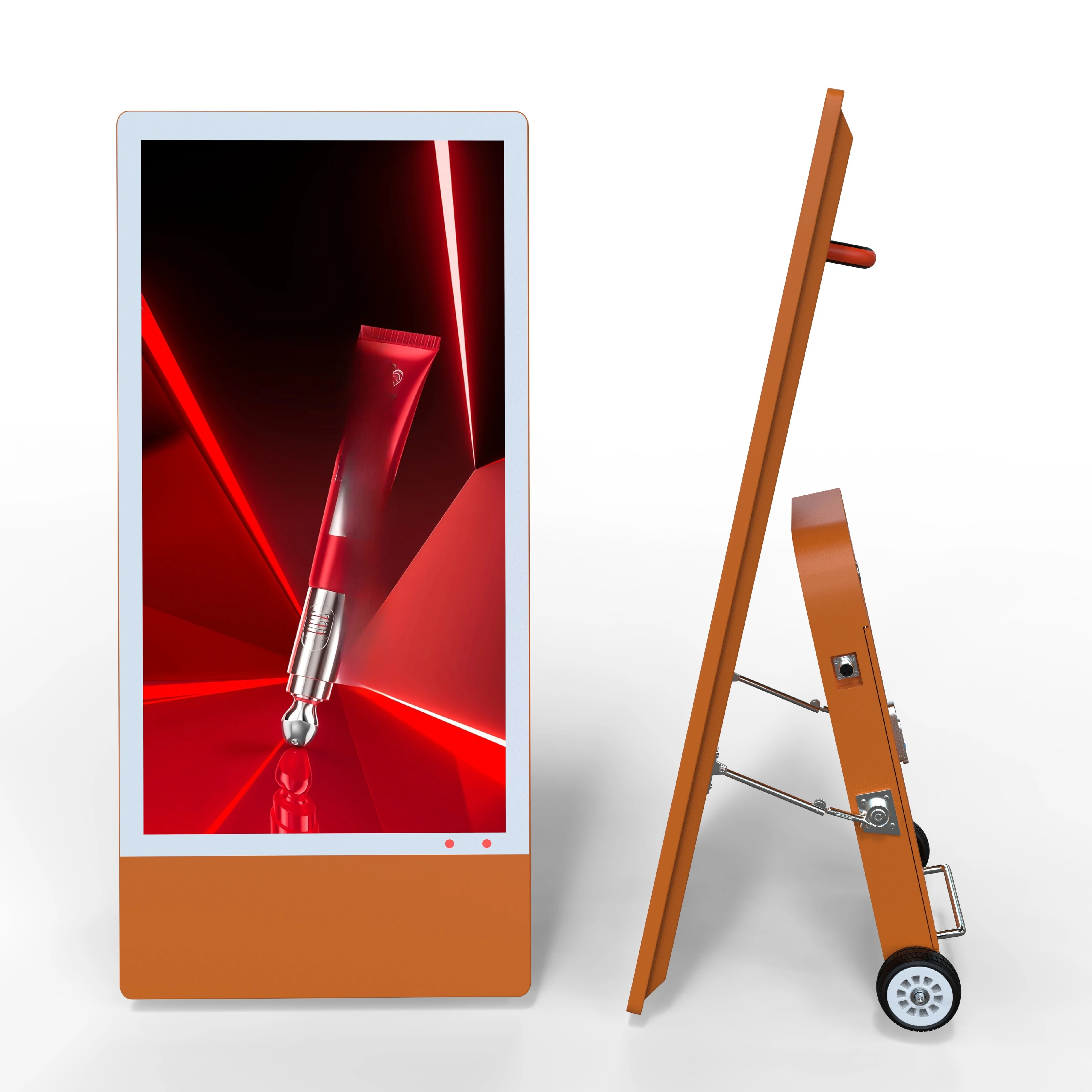 

Mobile Advertising Outdoor 43 Inch Portable LCD Display Stand with Battery Power for Digital Signage