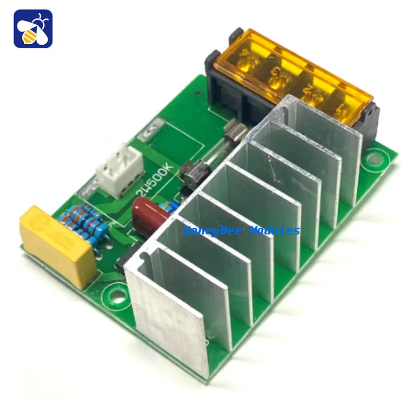 4000W imported high power SCR electronic voltage regulator dimmer speed controller temperature controller with fuse