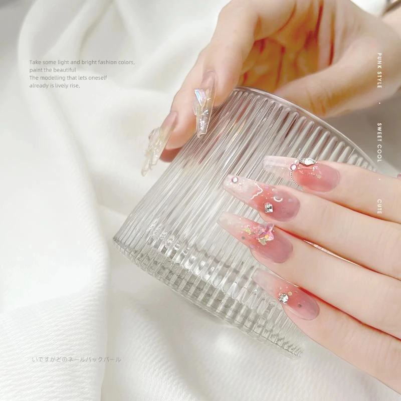 4Jars/set Mermaid Sparkle Nail Art Glitter Ultra-Thin Laser Flakes Holographic Sequins Irregular Loose Nail Art Dust Accessories