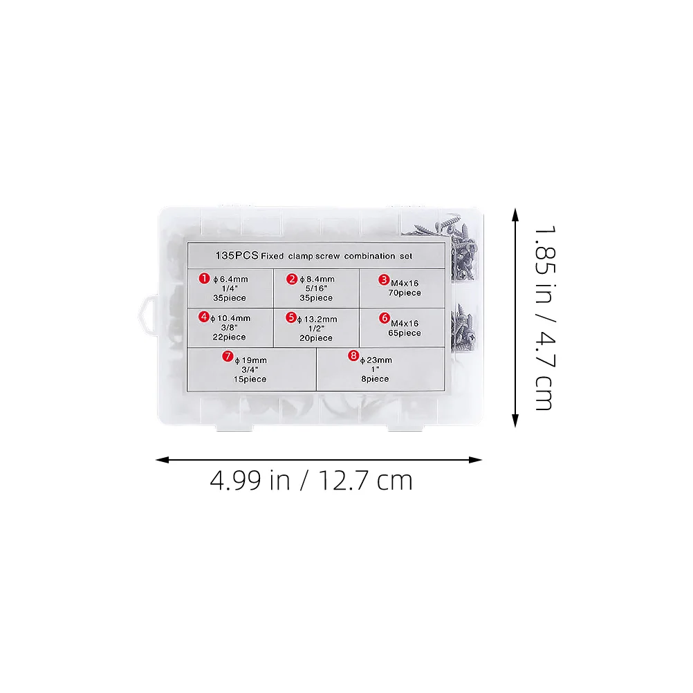 

1Set Cable Wire Clips Rope Light Mounting Clips Strong Reliable Hold Ethernet Telephone Wires Wire Holders for Cords