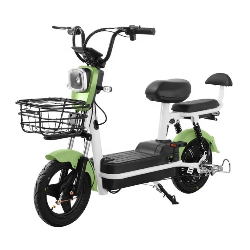 RRE Factory direct sales of 14-inch electric scooter, electric bicycle with 48V 350W steel frame, portable 12A battery electric