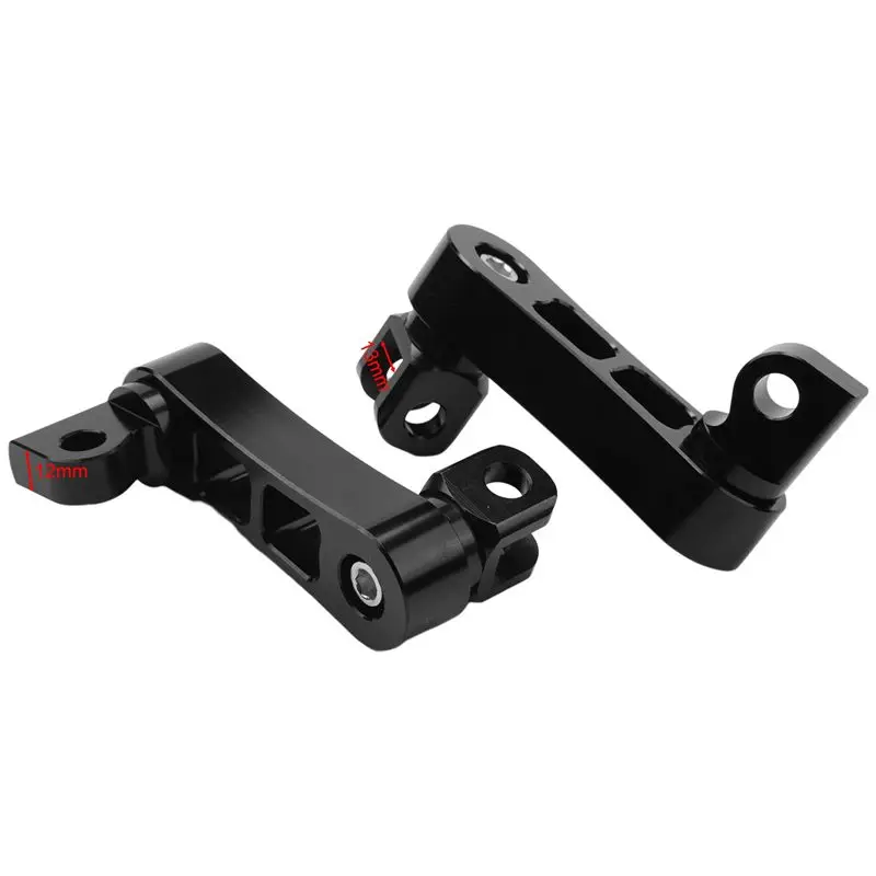 Limited Time Offer Motorcycle Adjustable Passenger Footpegs Highway Pegs Male Mount Foot Peg Clamp Support Extensions Bracket