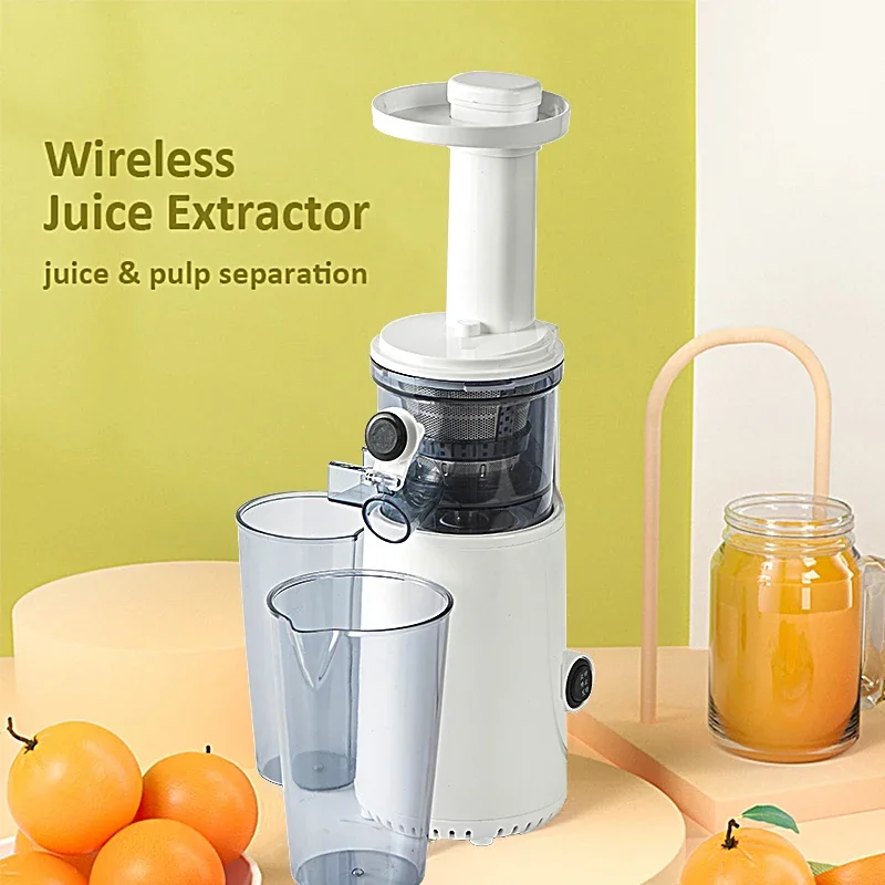 150W slow juicer Household automatic Juicer Electric Mini Residue Juice Separation Full juicing Fruit Blender