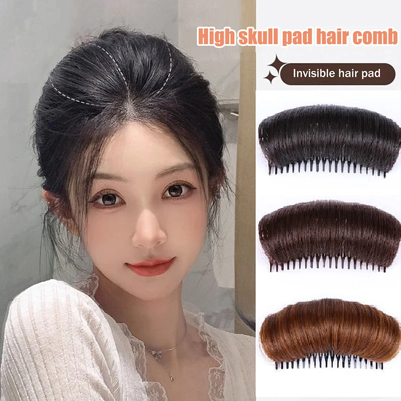 Cushion Stable Hair Roots Volumizing Fiber Insert Comb Invisible Fluffy Hair Pad Female Heightening Artifact Hairstyle Tool Wig