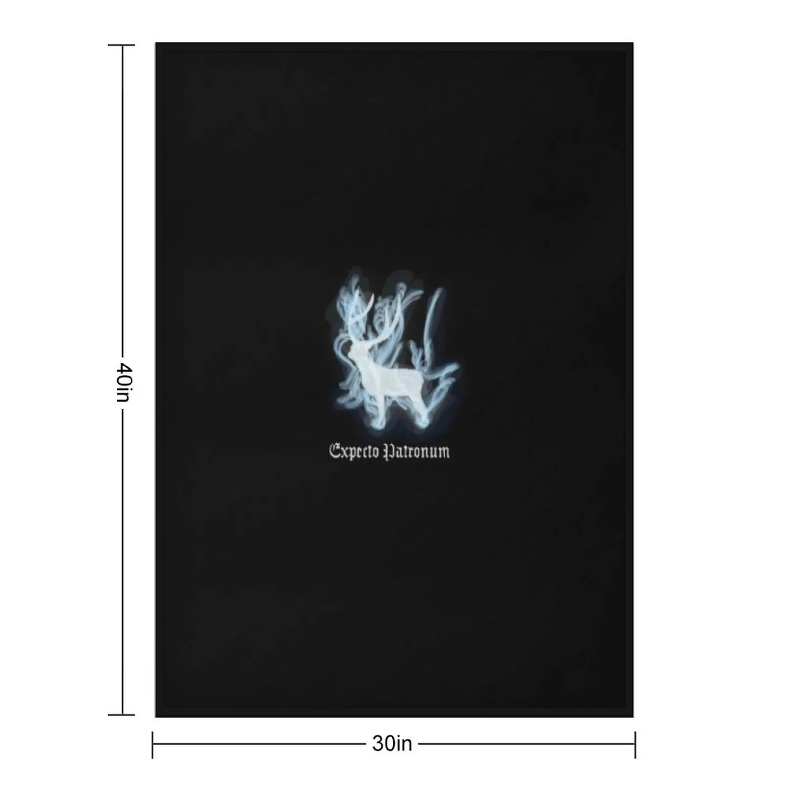 Expecto Patronum スローブランケット ソファキルト ベビー装飾用スロー デザイナーズブランケット