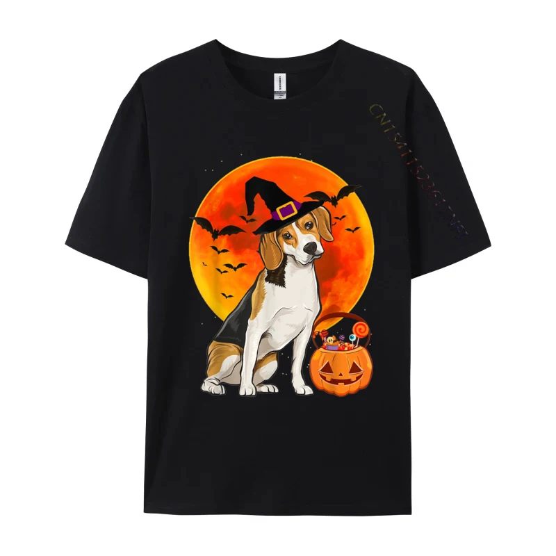 

Dog Halloween Beagle Pumpkin T-Shirt Party T Shirts Funky Men T Shirt Leisure Cotton T Shirt New Design