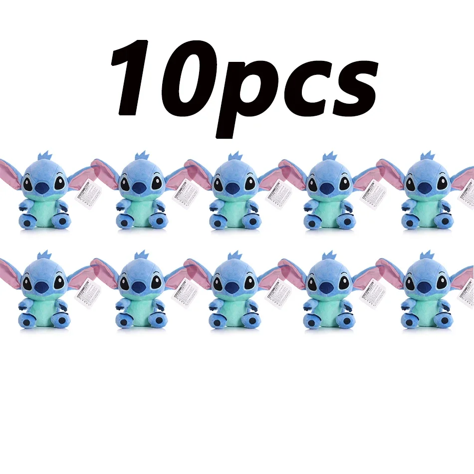 20 cm 10 stücke Stich Gefüllte Plüsch Modelle Cartoon Gefüllte Plüsch Puppen Anime Plüsch Baby Spielzeug Kawaii Kinder Geburtstag Geschenk