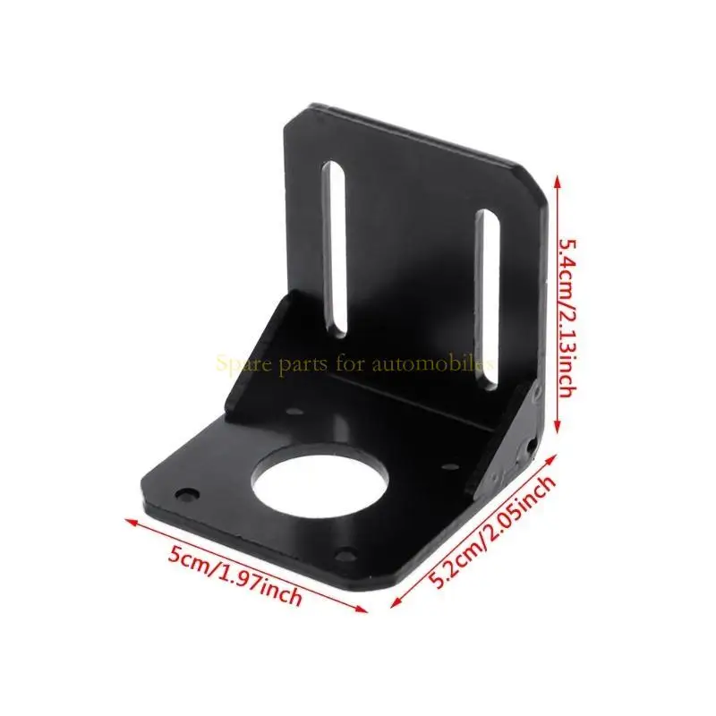 

H58F Mounting Bracket Holder For Nema 17 Stepper Motor 3D Printer Black 42mm Alloy St