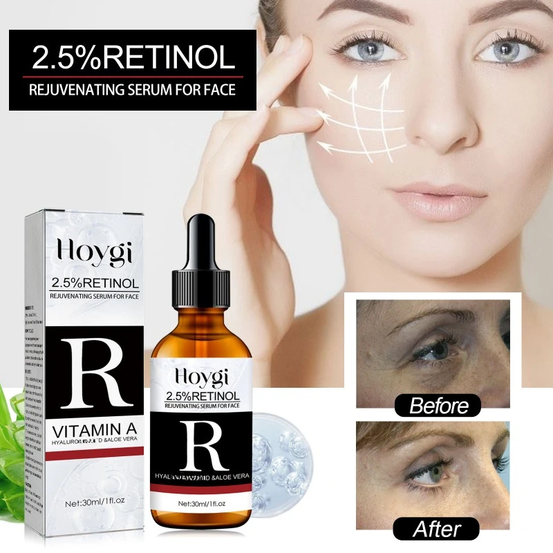 

Retinol Facial Essence Diminishes fine lines remove wrinkles Nasolabial folds Moisturizing face skin Anti Aging brighten Serum