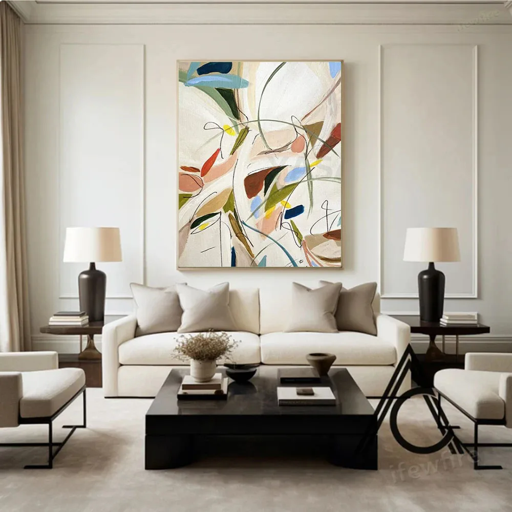 

canvas forest decoration painting Handmade Oil Painting Modern salon Wall Art Abstract gold trees mural For Home living room