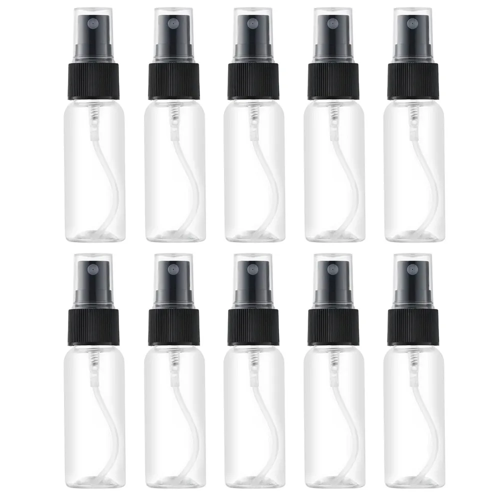 10PCS 10/20/30/50/60/100ML Small Plastic Spray Bottle Empty Fine Mist Travel Atomizer for Little Perfume Water Alcohol Samples