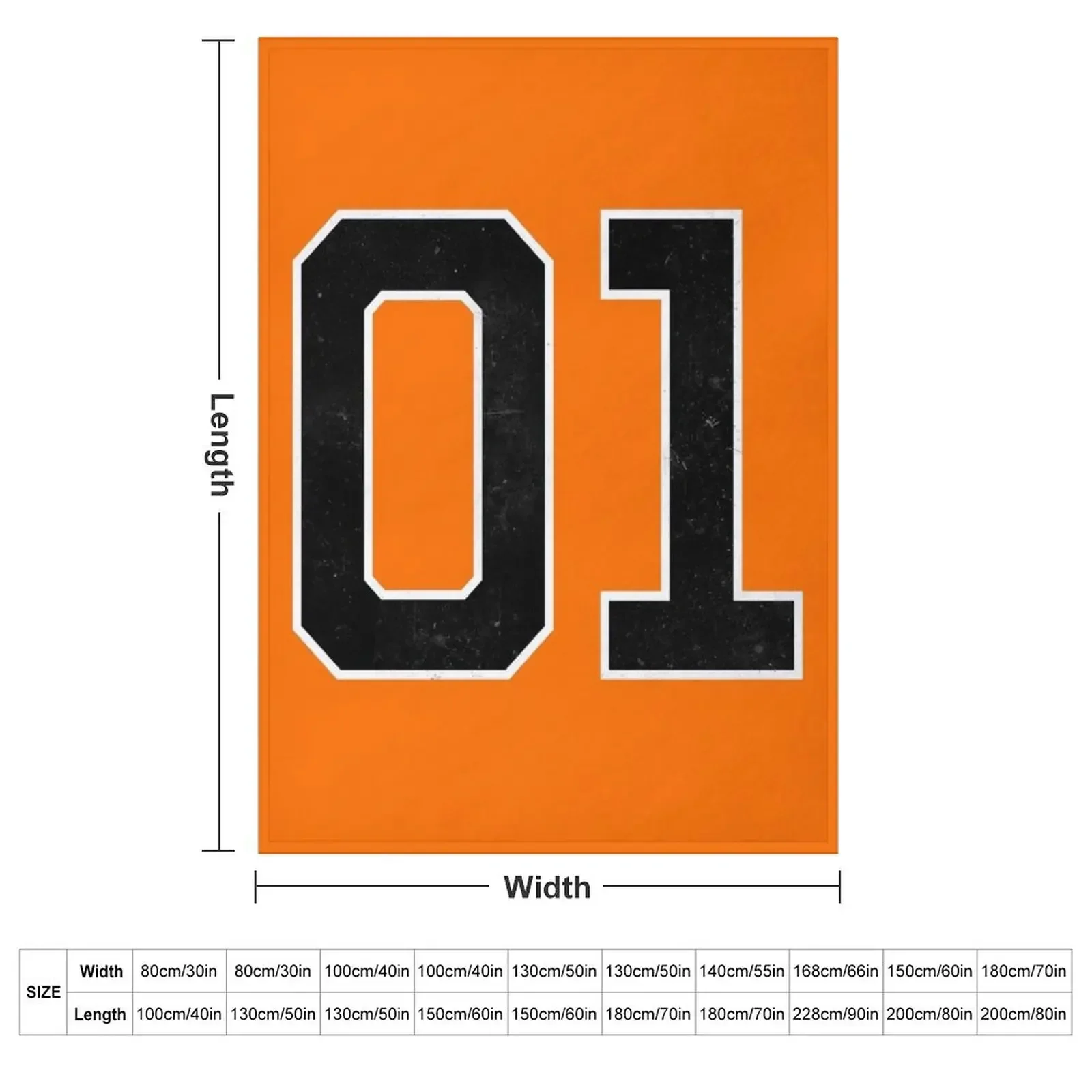 01 General Lee Number Throw Blanket Baby anime halloween Designers Blankets