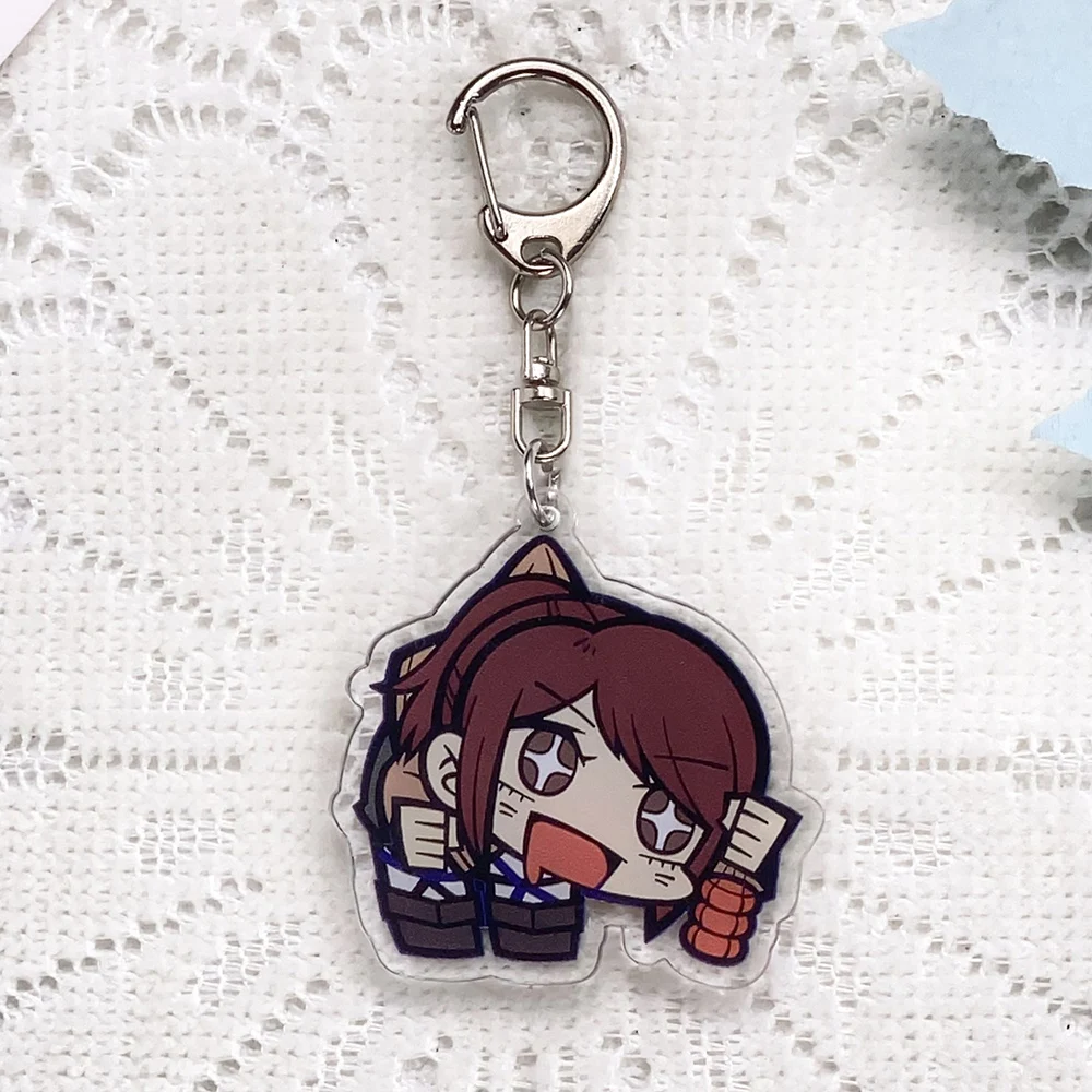1/13PCS Anime Characters Attack on Titan Acrylic Keychain Accessories Keyrings Friends Gifts Funny​ Bag Charms Backpack Pendant