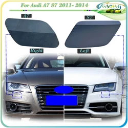 Yasong For Audi A7 S7 2011-2014 Front Bumper Headlight Washer Nozzle Cap Lid Headlamp Water Cover Spray Jet Lid Hood  No Color
